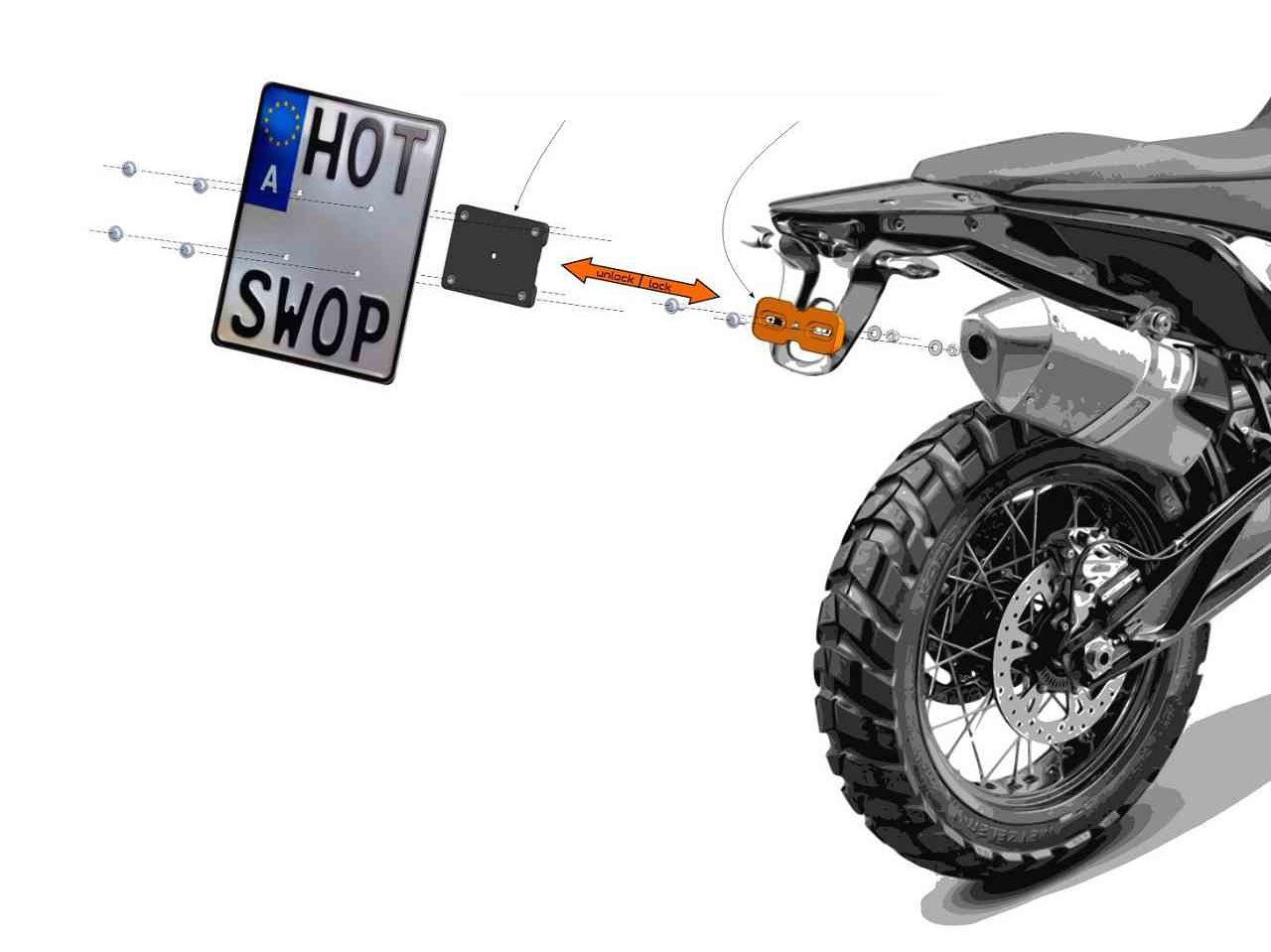 License Plate How To Register A Pit Bike Dirt Bike Number Plate