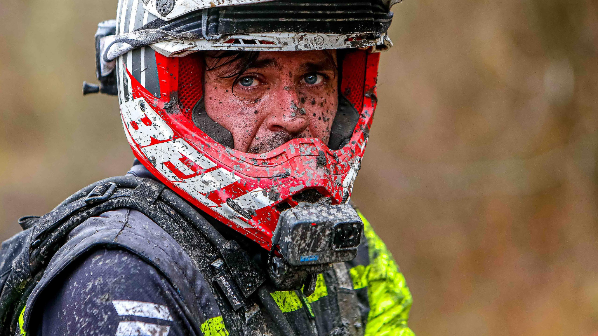 Dango Gripper used as a motorcycle helmet chin mount