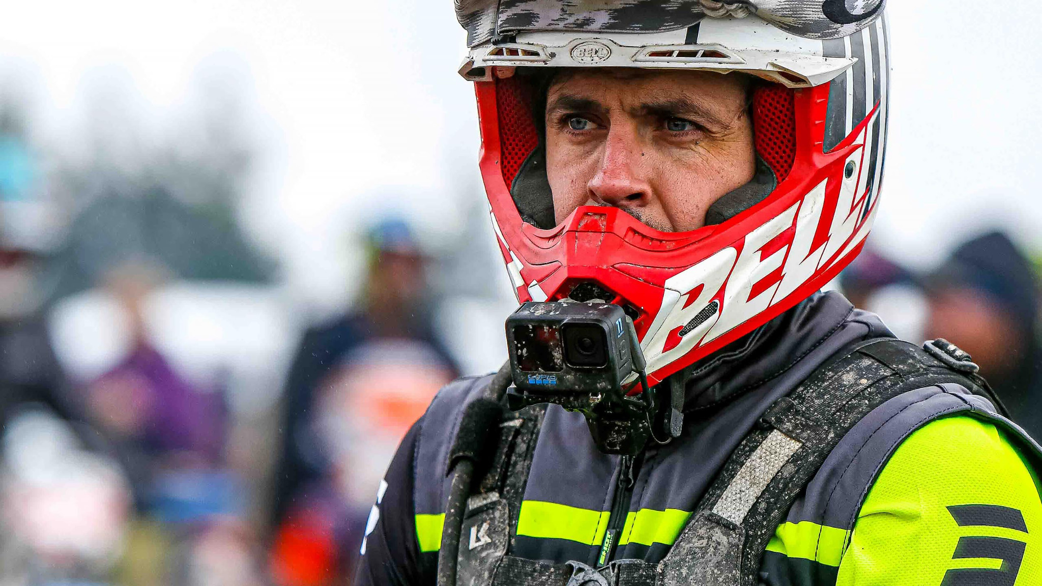 Motorcycle rider POV using the Dango Gripper action camera mount